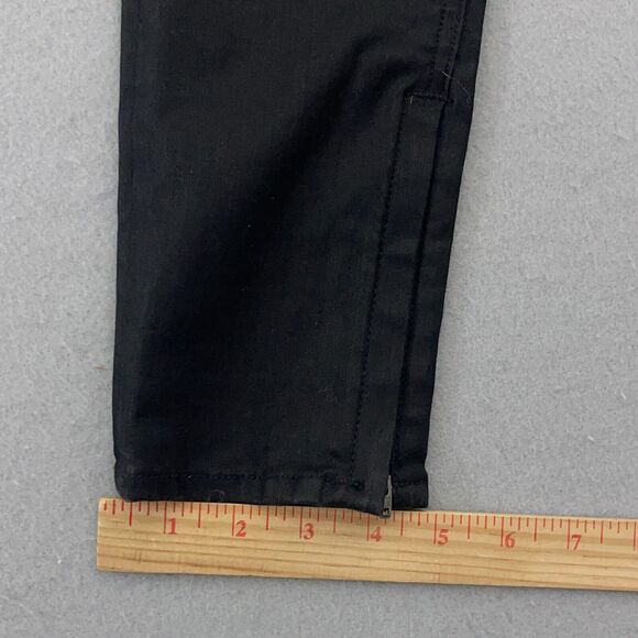 RAG & BONE‎ Jeans Women Size 26 Capri Black Dark Wash Denim Pants 28x26 Stretch - Picture 4 of 13